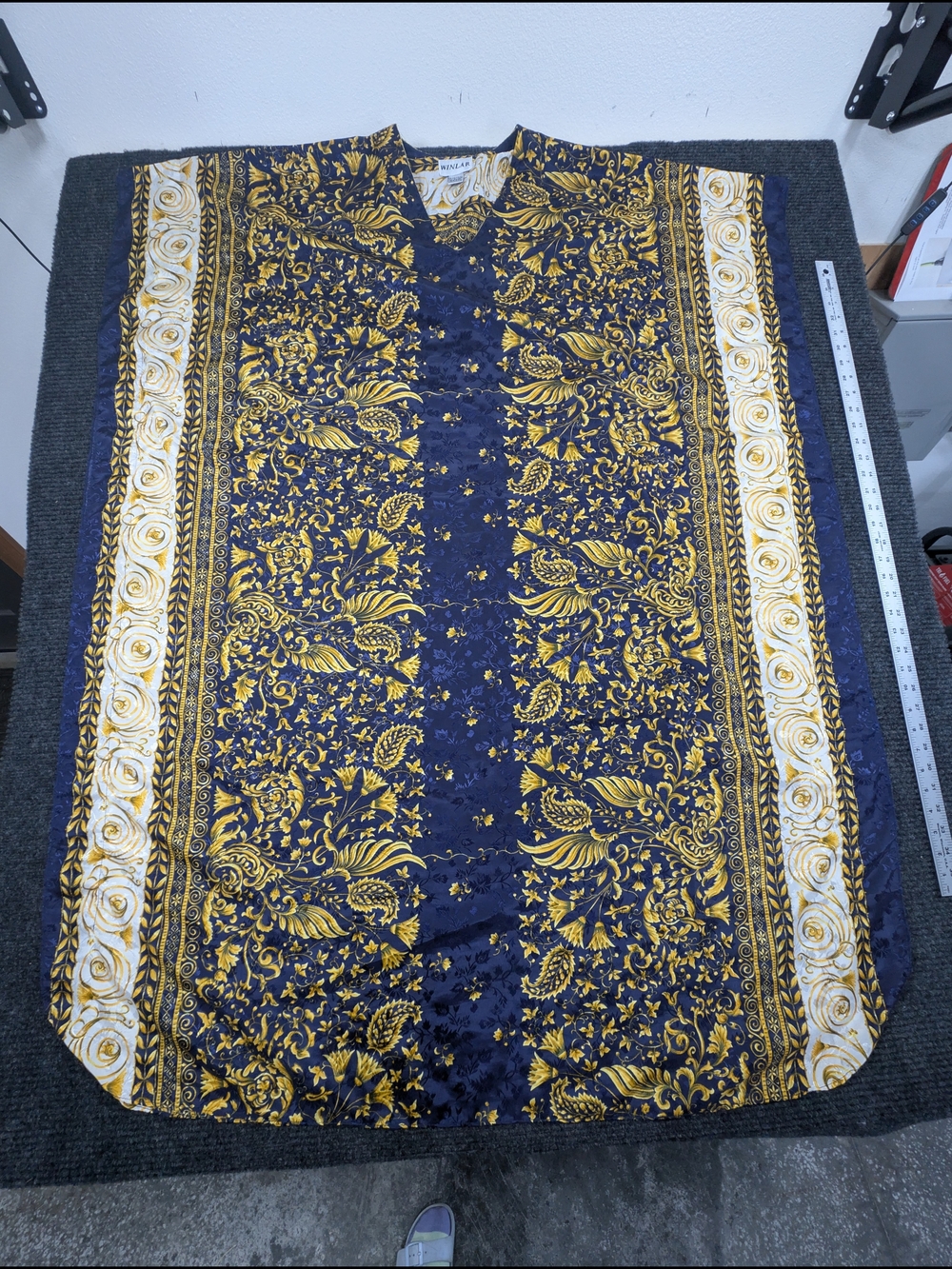Vintage Winlar Polyester Caftan Lounge Dress